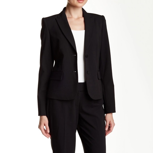 Calvin Klein Jackets & Blazers - Calvin Klein Two Button Short Black Professional Blazer Jacket